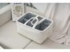 Handheld Velvet Baby Supply & Toy Organizer Basket