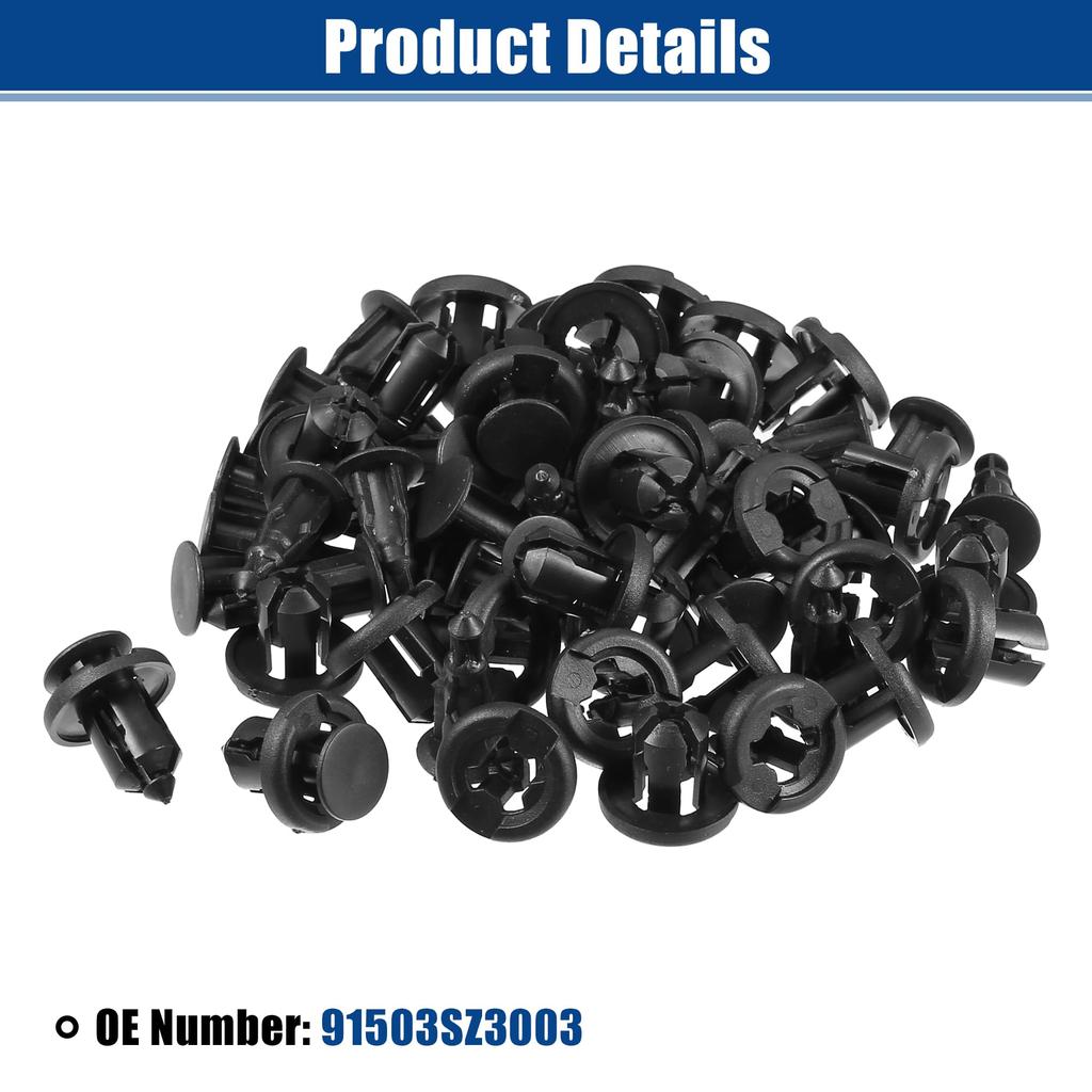 ACROPIX Compatible with Honda Car Bumper Retainer Clip Push Type