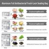 Food-Grade Anti-bacterial Zipper Freezer Bags