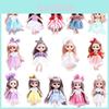 Lovely Bjd Princess Dolls With Movable Joints Mini Model Toy Kids Birthday Collection