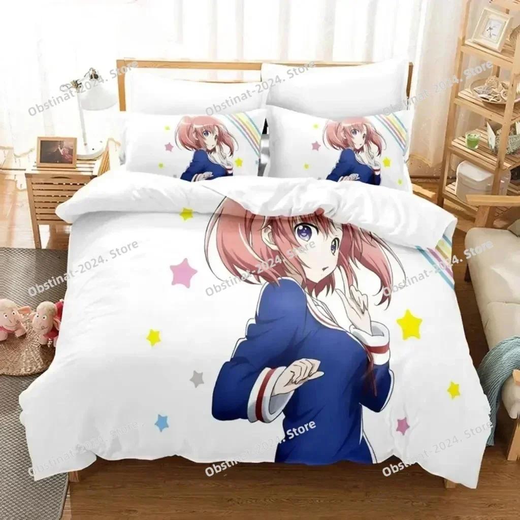 3d Anime Engaged To The Unidentified Bedding Set Printed single Comforter Quilt Duvet Cover Pillow Case 3 Pieces Kids Adult Size