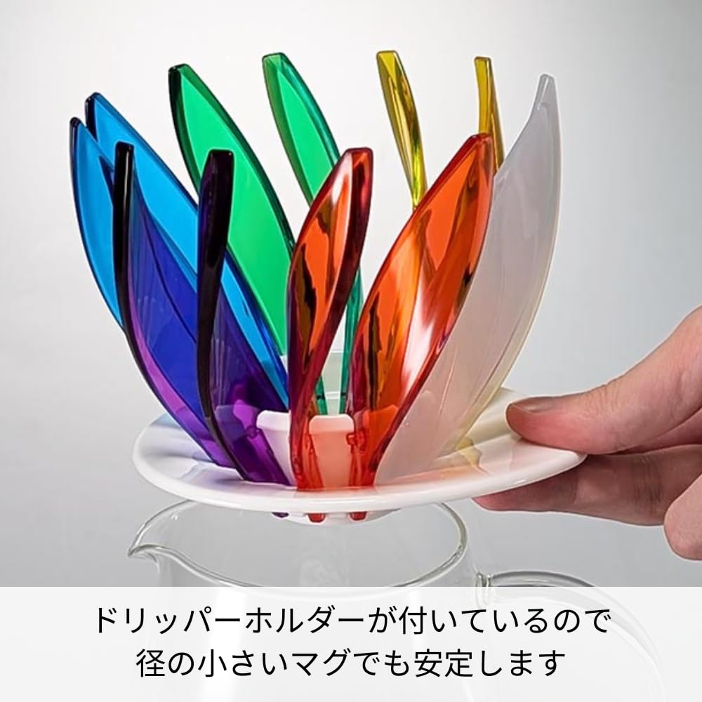 Hario V60 Dripper SUIREN 02 Rainbow Cups Coffee Hand Drip Rainbow Colorful 1~4 VDSU-02-NJ