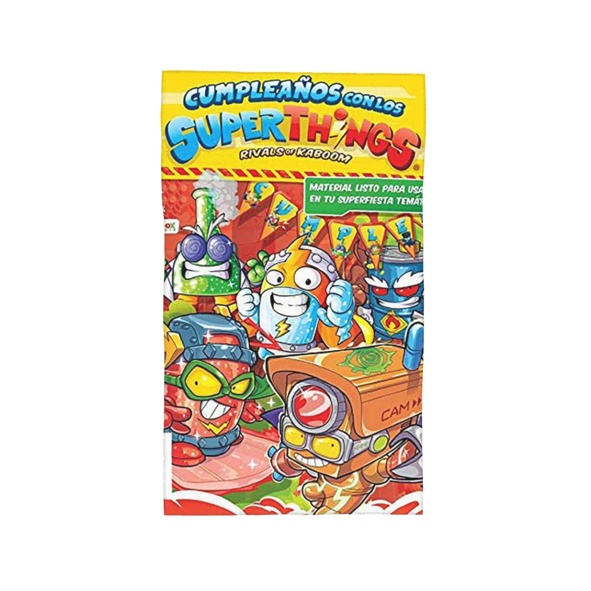 

Super Zings Superthings Cartoon Soft Face Towel Quick Dry Pool Bath Cotton Towels Absorbent W40*H60(CM)