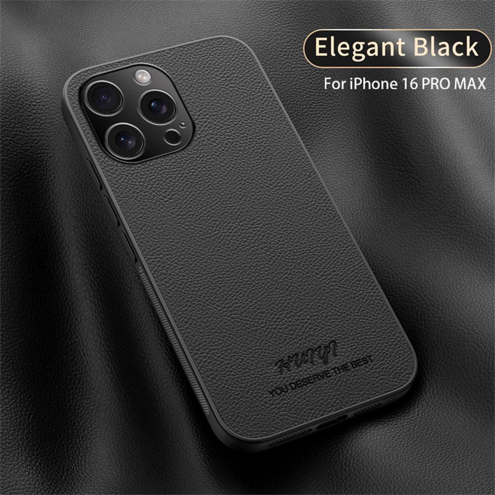 

Luxury Built-in Magnet Leather Magnetic Phone Case For iPhone 15 16 17 Pro Max 14 13 12 11 X XR XS Shockproof Protective Cover For iPhone 14 Pro