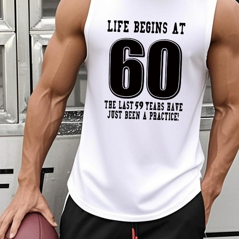 

Men s Oversized Graphic Tank, Sleeveless Street Wear, Bold Design, Music Festivals & Hangouts XXL