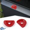 2X Car Red Door Lock Pin Frame Decor Trim Cover Kit For Dodge Challenger 2009-14
