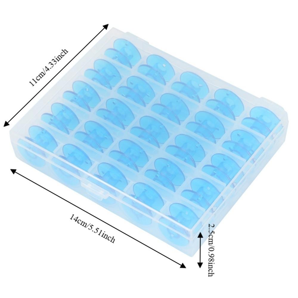 25pcs With Organizer Plastic Spool Plastic Sewing Machine Accessories  DIY Sewing