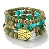Bohemian bracelet creative tassel multi-layer beaded bracelet