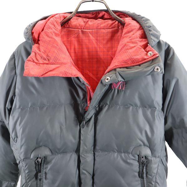 MILLET reversible Down jacket S Gray x red Women Used