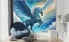 Wallpaper Blue Unicorn