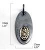 [goodvibrations] Good Vibrations Mexico Virgin Mary Pendant Silver
