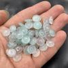10mm Bashan Green Jade Spacer Beads - DIY Jewelry Accessories, Safety Buckle Loose Beads