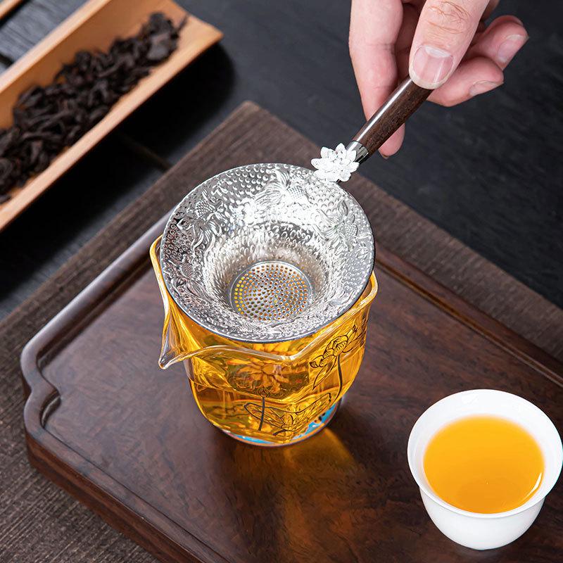 Stainless Steel Tea Infuser & Strainer Mesh Funnel Separator