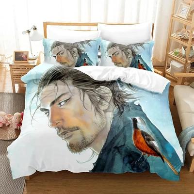 Impressão 3D Vagabond Conjunto de Cama Capa de Edredom Conjunto de Cama Capa de Edredom Fronha Edredom Tamanho King Queen Meninos Adulto Conjunto de Cama