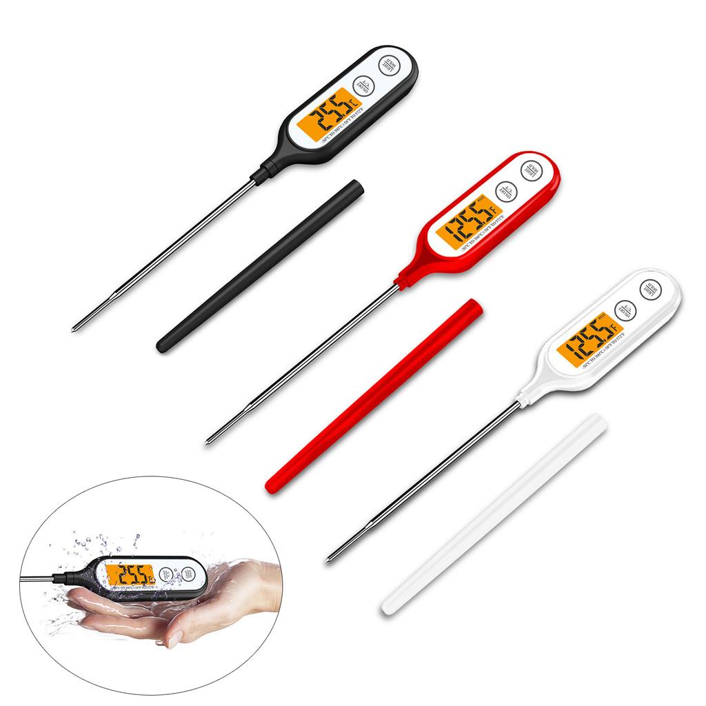 Kitchen Digital Food Thermometers For Accurate Temperature Measurement In Cooking & Baking With Easy To Read LCD Display