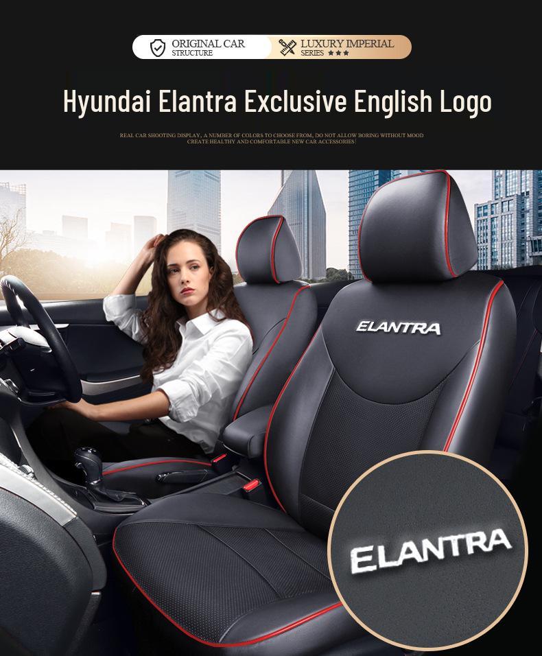 Κάλυμμα Καθισμάτων Δερμάτινο Παντός Καιρού Hyundai Elantra - Ανθεκτικό, Πλήρους Κάλυψης, Συμβατό με 5θέσια
