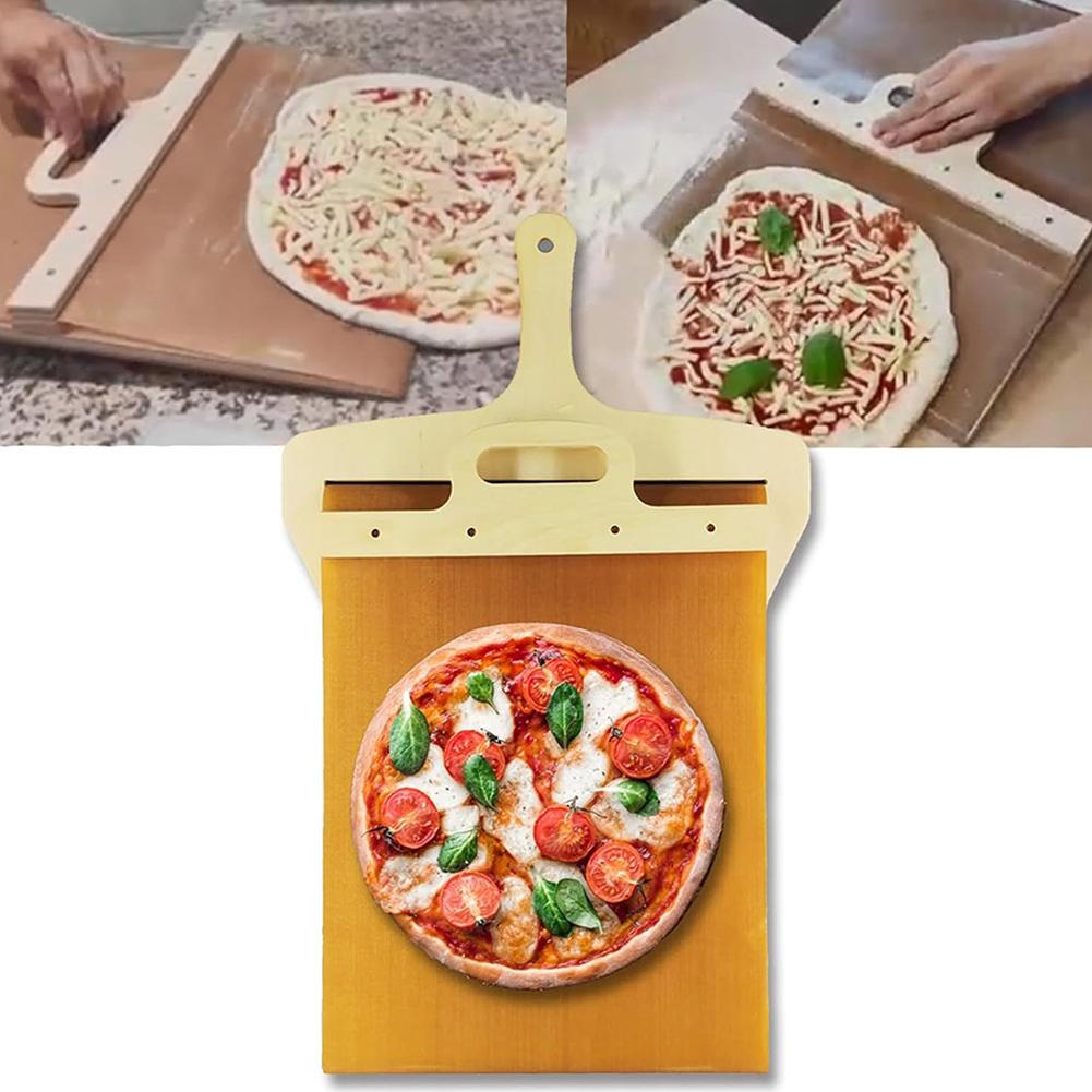 Sliding Pizza Shovel Dough Tray Pizza Board Paddle for Home Kitchen Oven Baking Non-Stick Pizza Spatula Cake Dessert Glide Plate 1