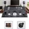 High Fidelitys Bluetooth-compatible Audios Amplifier With 2.0Channel Output Adjustable Basses Trebles Control For Car Home