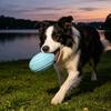 Jouets de Dentition pour Chiens avec Picots Nettoyage des Dents Boule Jouet Ballon de Rugby Résistant aux Morsures avec Son Interactif pour Chiens Petits Moyens Grands Santé Dentaire et
