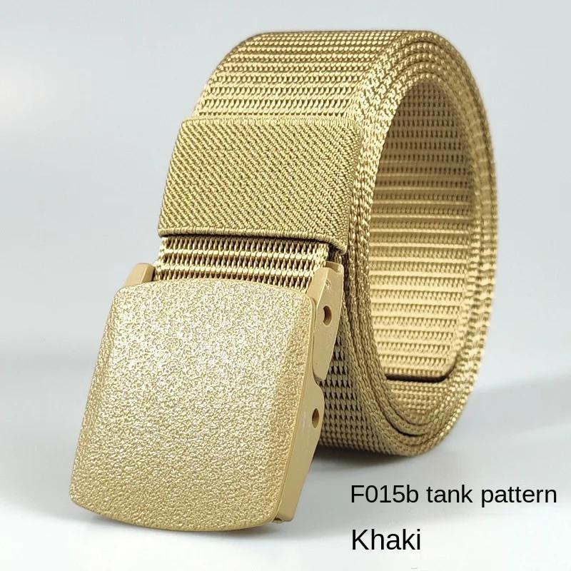 Black Automatic Buckle Nylon  Belt  Waist Canvas Belts Outdoor Strap Travel Sports Belt for Men and Women