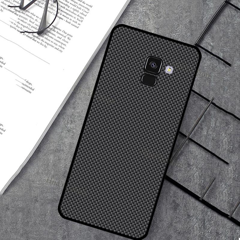 Carbon Fiber Phone Case For Samsung A3 A5 J1 2016 J3 J5 J7 2017 J4 J6 Plus A6 A8 A7 A9 J8 2018 Cover