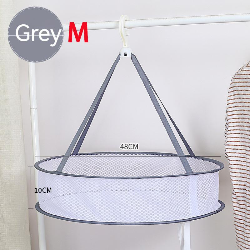 

1/2 слойная сушилка для белья с крючком для подвешивания, мелкоячеистые полиэстеровые бытовые полотенца, складная сушилка для детского свитера для дома