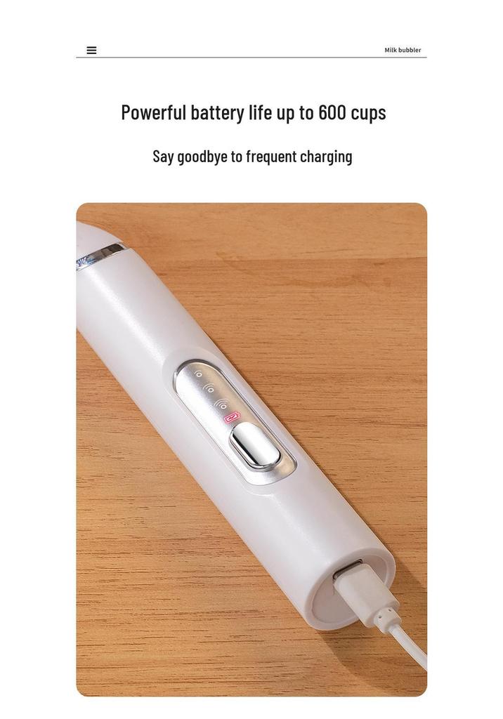 Electric Handheld Milk & Egg Frother Mixer