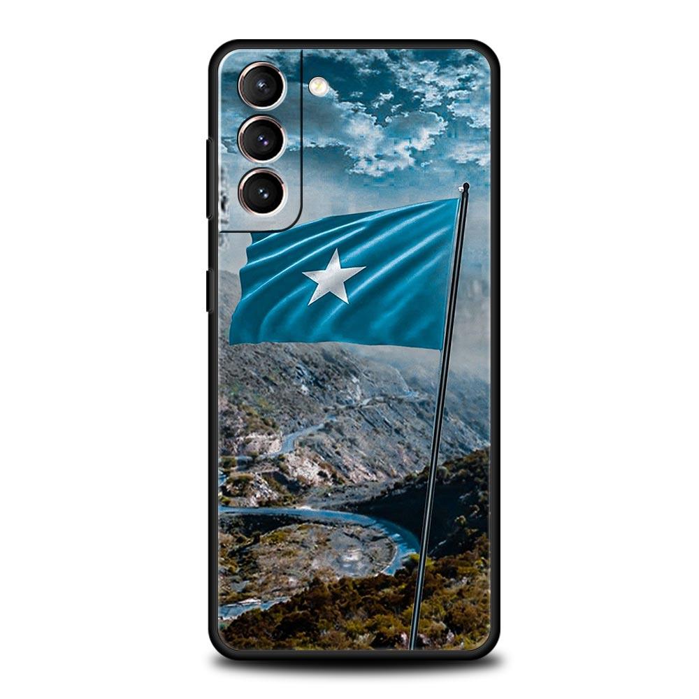 Somalia Nationalflagge Weiche Handyhülle Für Samsung Galaxy S25 Edge S24 Plus S23 FE S22 S21 S20 Ultra 5G S10 Schutzhülle