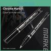 Art Silver Mirror Chrome Liquid Marker Smooth Diy Reflective Paint Pen For Diy Models Graffiti