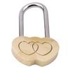 Hot Sale Padlock Love Lock Engraved Double Heart Valentines Anniversary Day Gifts Couple Christmas Gift