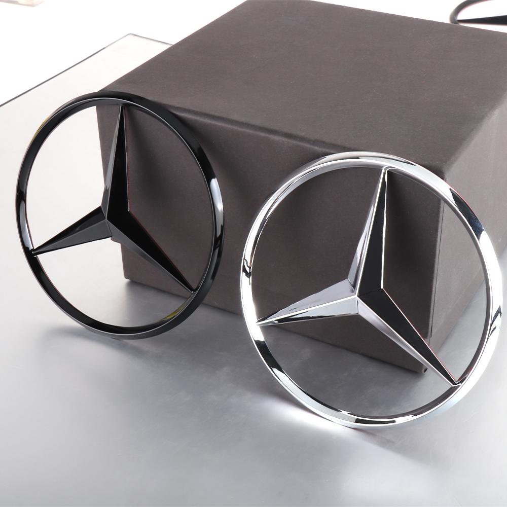 3D Metal Car Bonnet Logo Sticker Hood Decal For Mercedes Benz W204 W211 Amg W177 GLC GLK CLA GLA W211 W212 W213 C63 E300 W176
