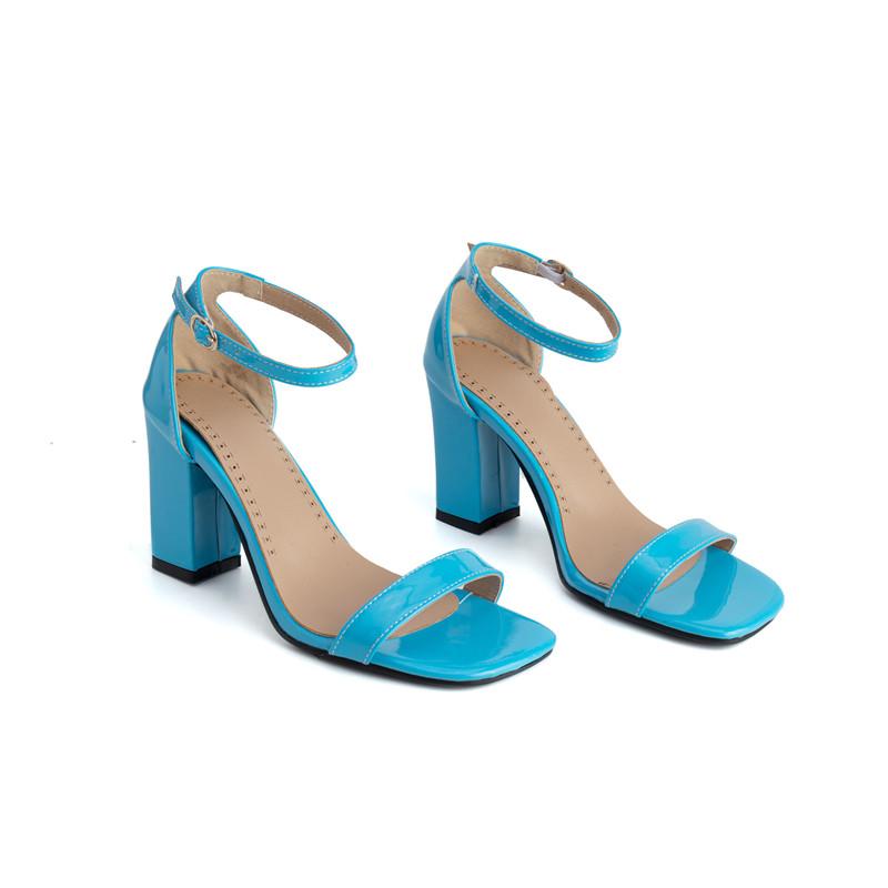 Sandales à talons hauts pour femmes été nouvelle collection sandales à plateforme à bout ouvert grande taille