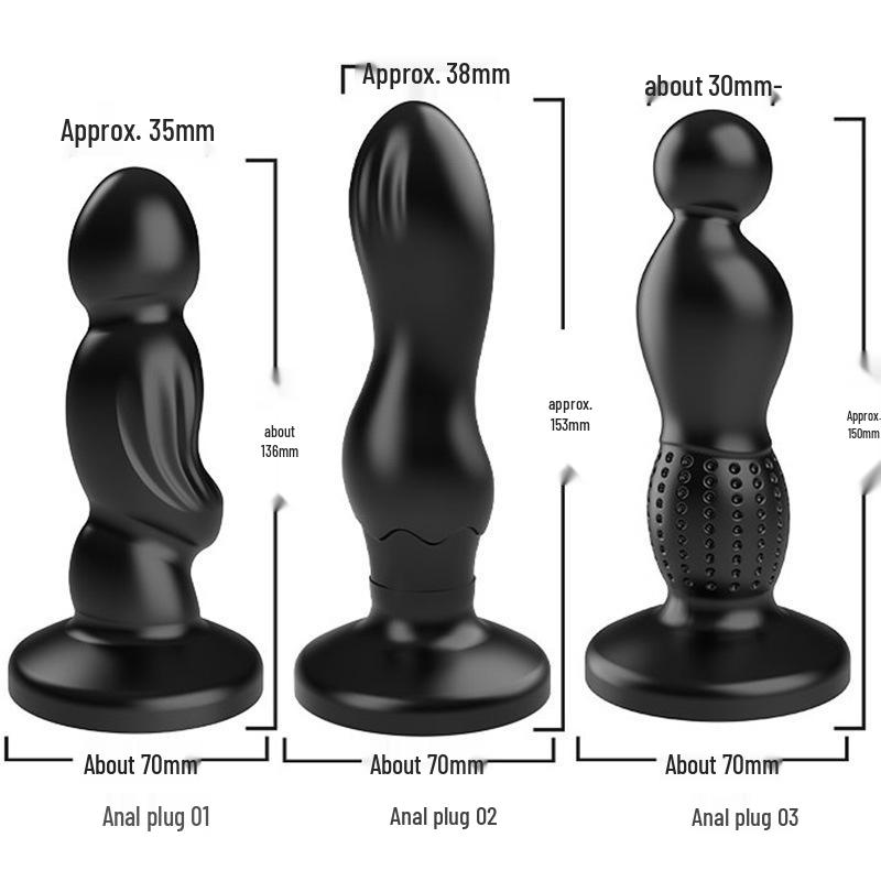 Vibrating Unisex Anal Plug for Prostate Stimulation