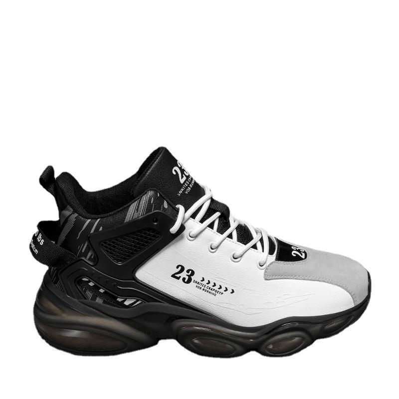 Pantofi Bărbați High Top Pantofi de Baschet pentru Bărbați Amortizare Confortabil Antiderapant Adidași Antrenament Atletic Piele Tenis Masculino