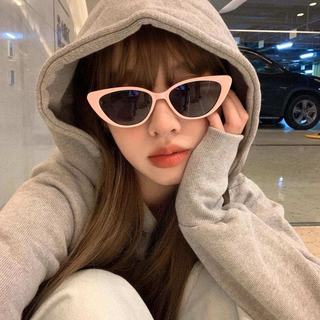 New Pink Women Cat Eye Sunglasses Retro Premium Sun Glasses Men Sun Protection Fashion Eyewear Luxury  Design Uv400