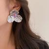 Pearl Earrings Set Butterfly Dangle Earrings for Women Metal Hollow Gold Plated Earring Cartoon Jewelry