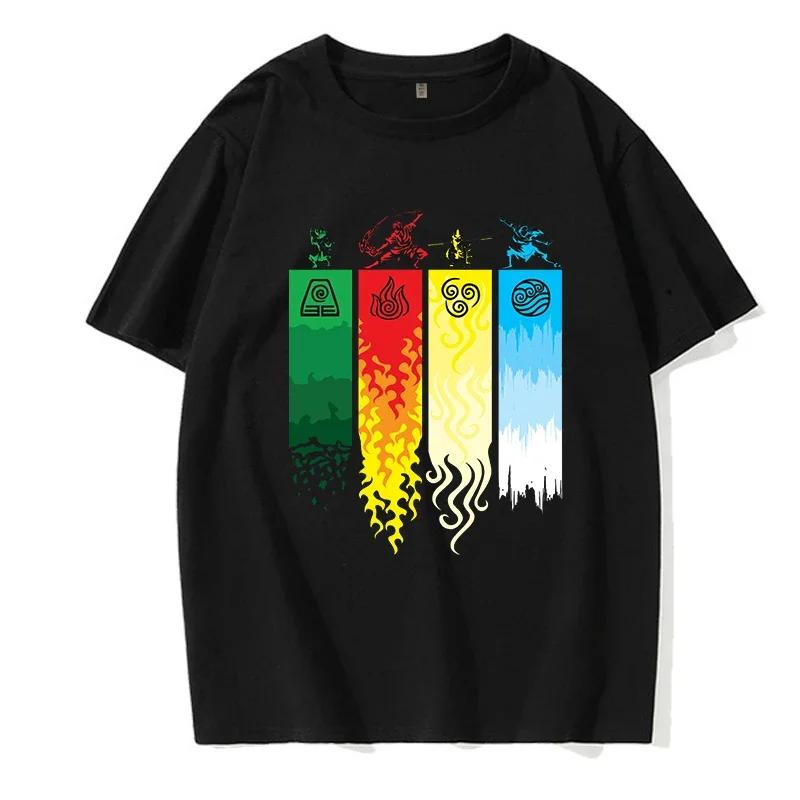 Avatar The Last Airbender Tee Shirt Appa Yip Harajuku EU Size Tshirt Fashion Mange T-shirt Y2k Streetwear Hip Hop Vintage Tops