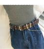 European and American punk style belt women's Korean version jeans fashion decorative belt corns chain belt belt new model