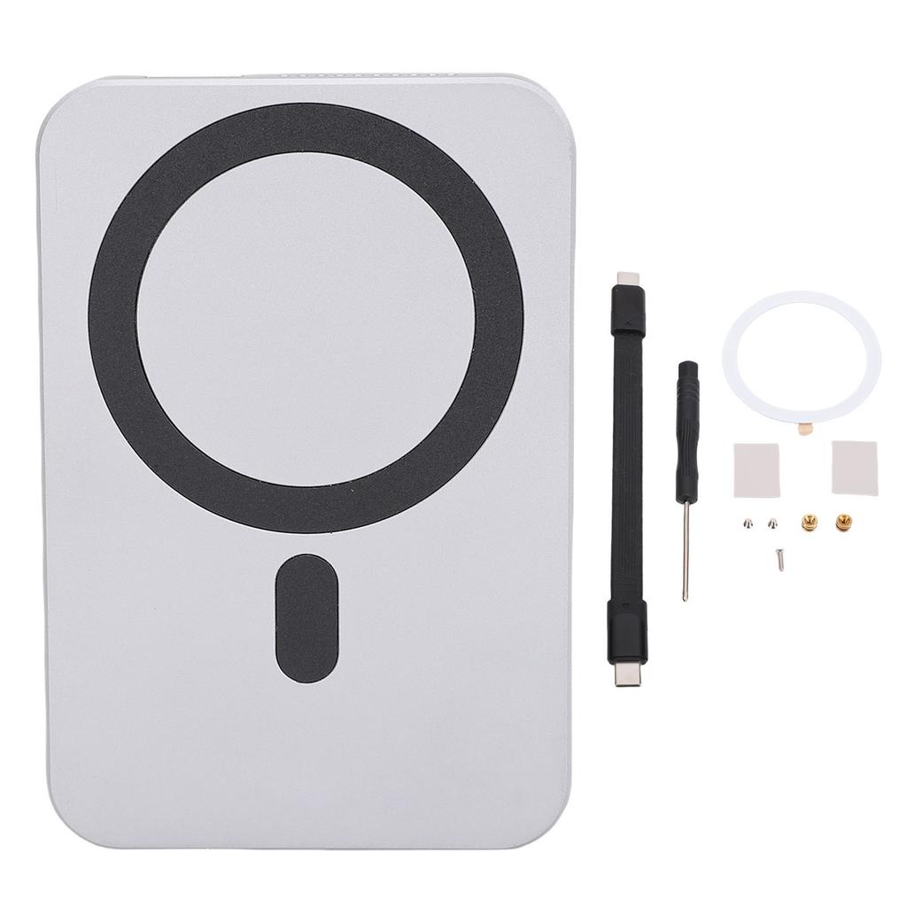 M.2 NVMe SSD Enclosure 8 in 1 Type C Hub with 4Kat.60Hz HD Multimedia Interface 10Gbps USB A Type C 3.2 Storage Memory