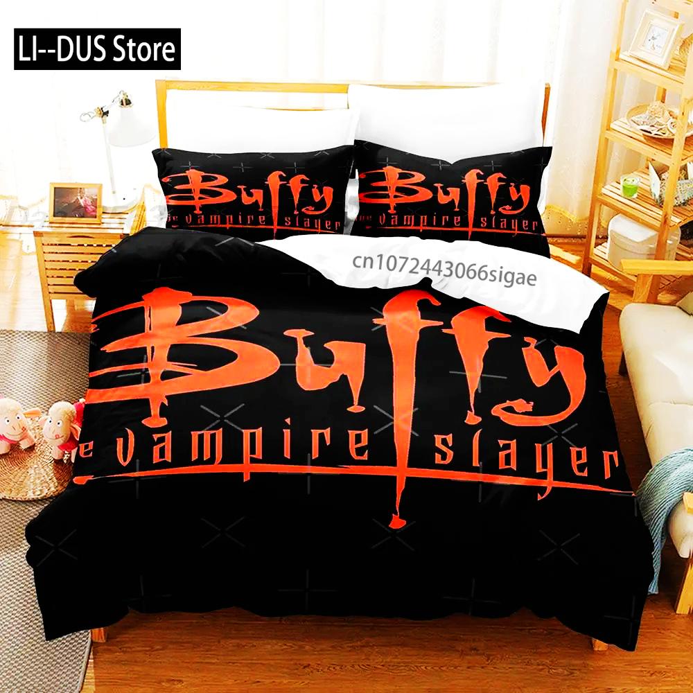 Buffy The Vampire Bedding Set Single Twin Full Queen King Size Bed Set Aldult Boys Bedroom Duvetcover Sets 3D bettwäsche 135x200