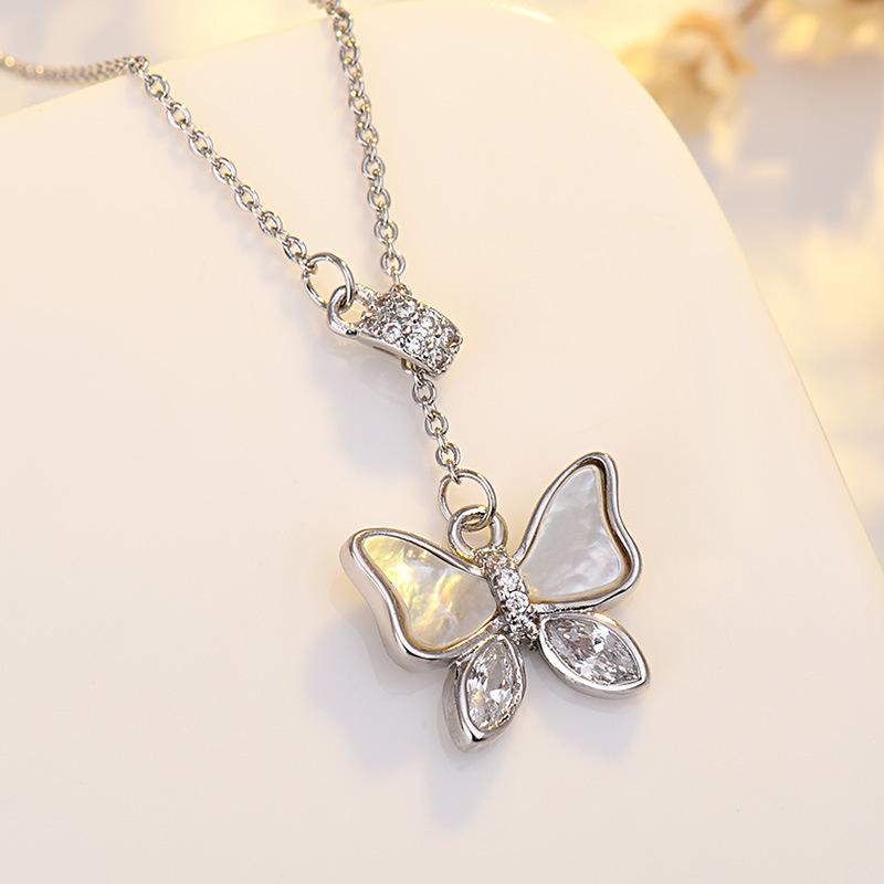 

Женское ожерелье Lindon, кулон из медного сплава, циркон, модный подарок