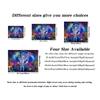 1pc Astronaut UV Reaction Tapestry, Spacecraft Jellyfish Mushroom Fantasy Tapestry