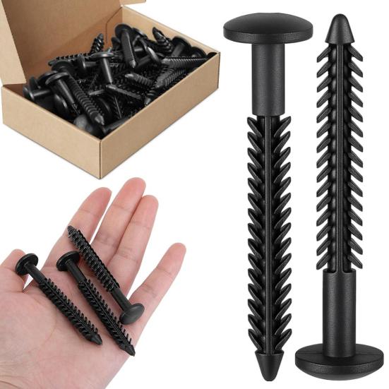 18/36/50Pcs Vinyl Shutter Fasteners Shutter Spikes UV Resistant Simple Installation