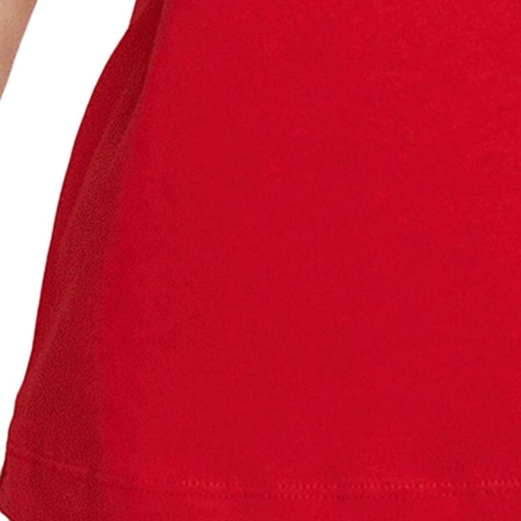 Nike Sportswear Logo Graphic Crew-Neck T-Shirt Women Tops Red DM3553-657
