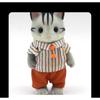 1pcs Forest Animal Family 1:12 Dollhouse Furniture Mini Rabbit Bear Dog Cat Pets Dolls  Figure Toy Dolls Kids Gifts