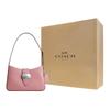 COACH Eliza Cow Leather Crescent Bag, One Shoulder Handbag Medium Women's Authentic Pink CP004-SVOUS