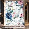 Water Lily Pond Theme Wall Tapestry Customized With Name Text Personalized Hanging Tapestry For Bedroom Living Room Decor