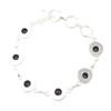 Black Onyx Gemstone 925 Sterling Silver Handmade Bracelet Jewelry Gift For Mom RB-9-20