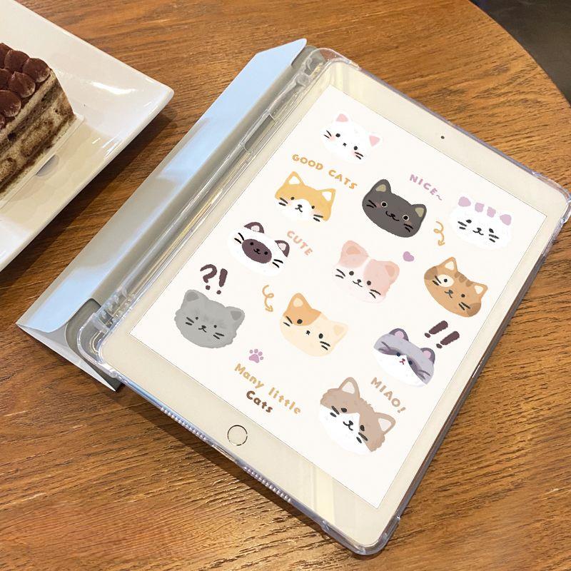 Niedliche Cartoon-Hundehülle für iPad Air4/5 10,9 Zoll, dreifach gefaltete Silikonhülle für iPad mini4/5 7,9 Zoll Pro11/12,9 Zoll 2021/20/19 gen9/8/7 10,2 Zoll