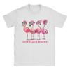 Unisex Unisexs Our Flock Rocks Flamingo T Shirts Pure Cotton Clothing Novelty Short Sleeve Tee Shirt Graphic Printed TShirt